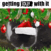 Getting Jolly With It Cat GIF