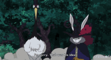 a cartoon character says " don 't lie it was yours " to another character