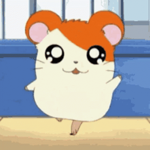 cute hamster cartoon