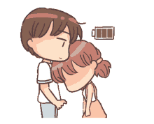hugging cute
