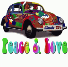 All You Need Is Love Peace And Love GIF - All You Need Is Love Peace And Love Car GIFs
