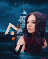 a painting of a woman with the name annet written below her