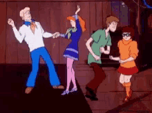 Dance Party Scooby Do GIF
