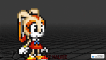a pixel art of cream the rabbit created in wave video