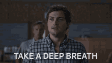 Take A Deep Breath Brian GIF - Take A Deep Breath Brian Finn Jones GIFs