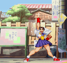 Street Fighter Sakura GIF