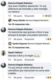 a screenshot of ramona delgado bañuelos 's facebook page