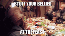Stuff Your Bellies At The Feast Diggy Diggy Hole GIF - Stuff Your Bellies At The Feast Diggy Diggy Hole The Hobbit GIFs