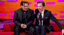 Johnny Depp Get Closer GIF - Johnny Depp Get Closer Benedict Cumberbatch GIFs