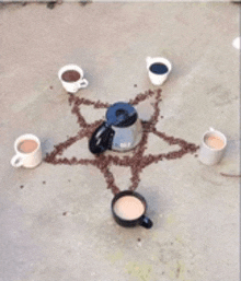 Coffee Coffee Pentagram GIF - Coffee Coffee Pentagram Writer Memes GIFs