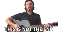 This Is Not The End James Vincent Mcmorrow Sticker - This Is Not The End James Vincent Mcmorrow Not Over Yet Stickers