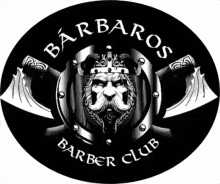 Barbaros Barber Club Logo GIF