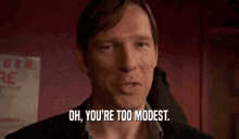 Modest GIF - Modest Too Modest You Are Too Modest GIFs