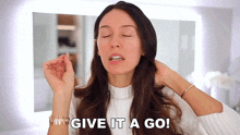 Give It A Go Shea Whitney GIF - Give It A Go Shea Whitney Give It A Try GIFs