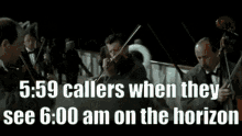 6am callers titanic