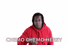 Chemo Chemo Hey Guy Knocking GIF - Chemo Chemo Hey Guy Knocking Red GIFs