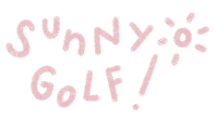 the word sunny is written in pink letters