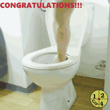 Congratulations Roses GIF - Congratulations Roses Toilet GIFs
