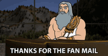 Thanks For The Fan Mail Zeus GIF - Thanks For The Fan Mail Zeus Smite GIFs