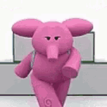 Elephant Pink GIF - Elephant Pink Strut GIFs