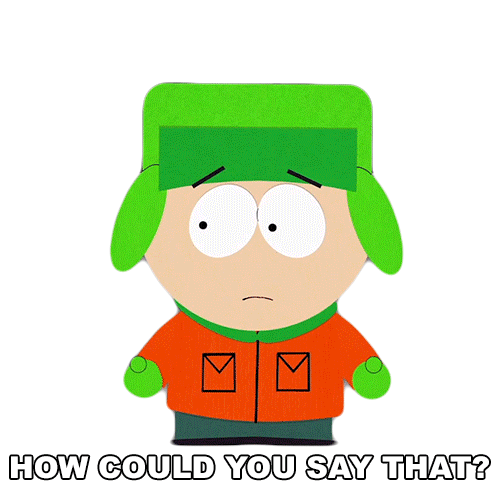 How Could You Say That Kyle Broflovski Sticker - How Could You Say That Kyle Broflovski South Park Stickers