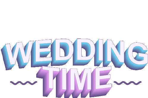 Wedding Time Party Time Sticker - Wedding Time Party Time Marriage Stickers