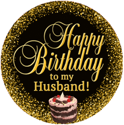 Happy Birthday Husband Sticker - Happy Birthday Husband Stickers