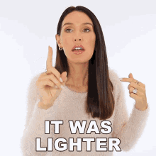 It Was Lighter Shea Whitney GIF - It Was Lighter Shea Whitney Brighter GIFs