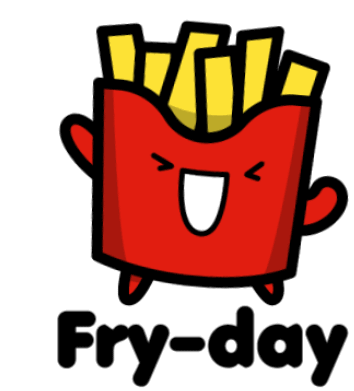 Tgif Friday Sticker - Tgif Friday Fry Day Stickers