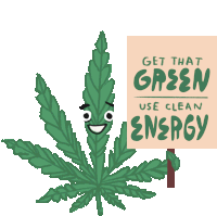Stoner Get The Green Use Green Energy Sticker - Stoner Get The Green Use Green Energy Use Green Energy Stickers