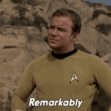 Remarkably Peaceful Captain Kirk GIF - Remarkably Peaceful Captain Kirk William Shatner GIFs