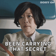 Been Carrying That Secret For A While Bessy GIF - Been Carrying That Secret For A While Bessy Sort Of GIFs