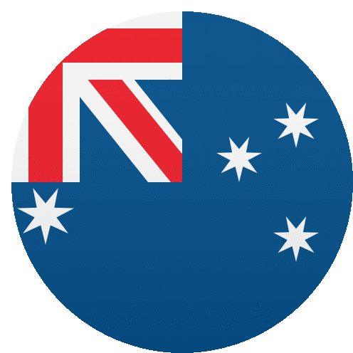 Australia Flags Sticker - Australia Flags Joypixels Stickers