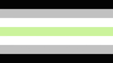 a gray , white and green striped flag on a white background .