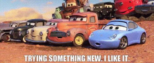 Cars Sally Carrera GIF - Cars Sally Carrera Trying Someting New - Discover  & Share GIFs