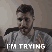 Im Trying Rudy Ayoub GIF - Im Trying Rudy Ayoub Im Putting My Utmost Effort Into It GIFs