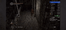 a screenshot of a video game shows a monster and a clock that reads 1:20