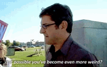 Louis Theroux GIF - Louis Theroux Youre Weird GIFs