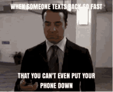 Phone Throw When Someone Texts Back So Fast GIF - Phone Throw When Someone Texts Back So Fast B Usy Phone GIFs