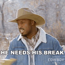 He Needs His Break Vernon Davis GIF - He Needs His Break Vernon Davis Ultimate Cowboy Showdown GIFs