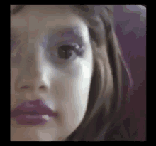Little Girl Makeup GIF - Little Girl Makeup Purple GIFs