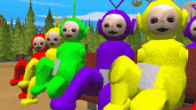 Smg4 Teletubbies GIF - Smg4 Teletubbies Stomp And Clap GIFs