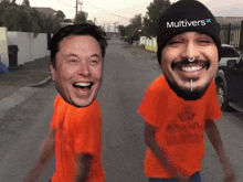 a man wearing a beanie that says multivers is smiling