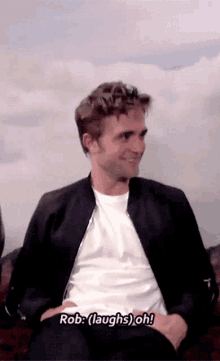 Rob Laughs GIF - Rob Laughs Oh GIFs
