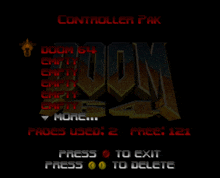 Controller Pak Doom 64 GIF