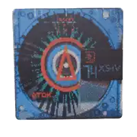 a picture of a cd with the letters tdk and xxiv on it
