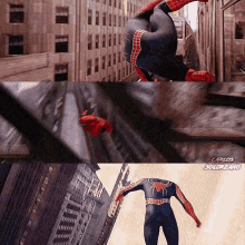 Spiderman Nyc GIF - Spiderman Nyc Jump GIFs