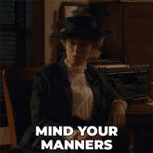 Mind Your Manners Dorothy Ernst GIF - Mind Your Manners Dorothy Ernst Murdoch Mysteries GIFs