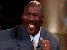 Michael Jordan Warped Laughing GIF