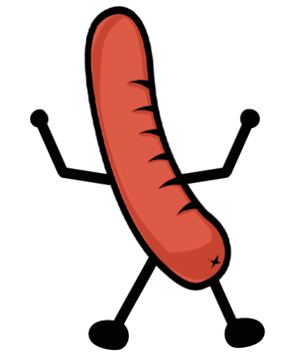 Yieli Saucisse Sticker - Yieli Saucisse Sausage Stickers